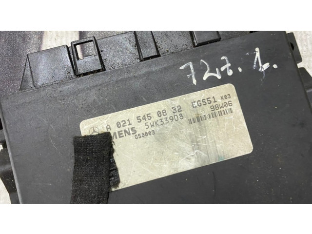 Блок управления коробкой передач A0215450832, 0215450832   Mercedes-Benz E W210