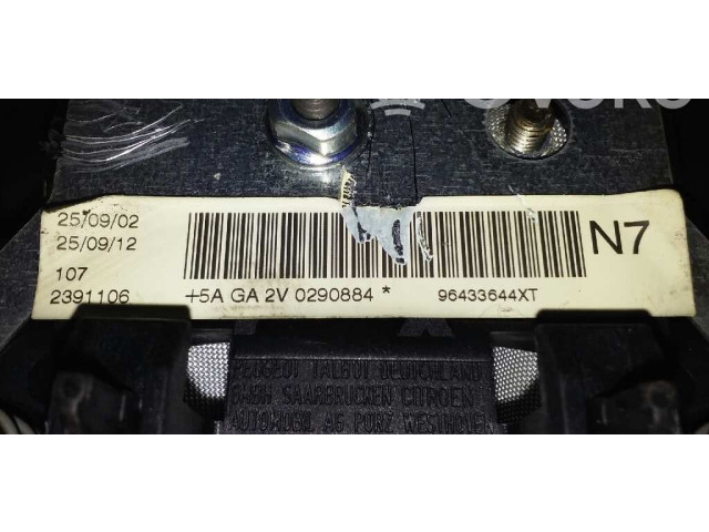 Подушка безопасности водителя 96433644XT Citroen Xsara