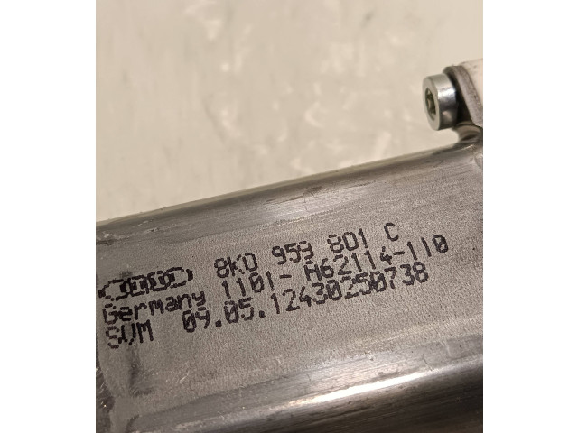 Передний двигатель механизма для подъема окон 8K0959801C, 12430250738   Audi A1