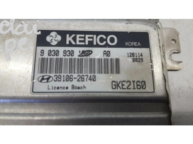 Блок управления двигателя 9030930198F, nr1639 Hyundai Coupe