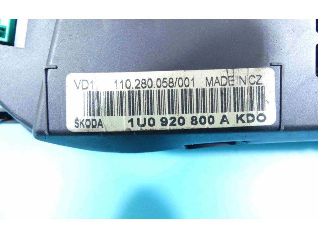 Панель приборов 1U0920800A, IMPRK1302715   Skoda Octavia Mk1 (1U)       
