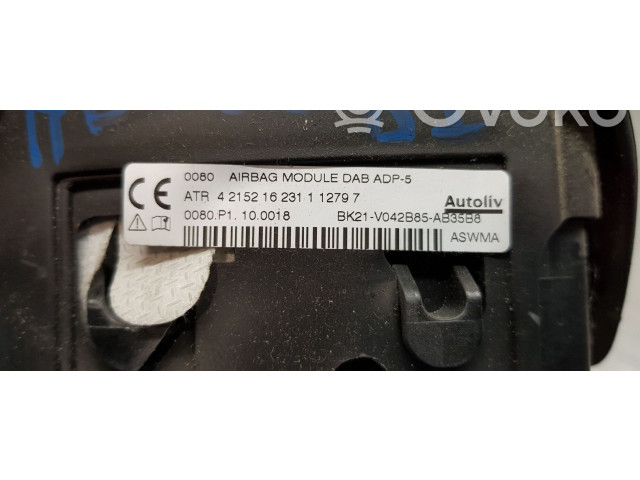 Подушка безопасности водителя 1763190, BK21V042B85AB35B8   Ford Transit Custom