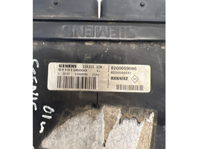 Řídící jednotka 8200044437, 8200059086 Renault Scenic I 2001