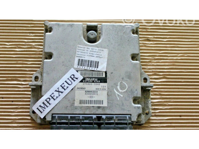 Řídící jednotka 8200453233, 8973804200 Renault Vel Satis 2004