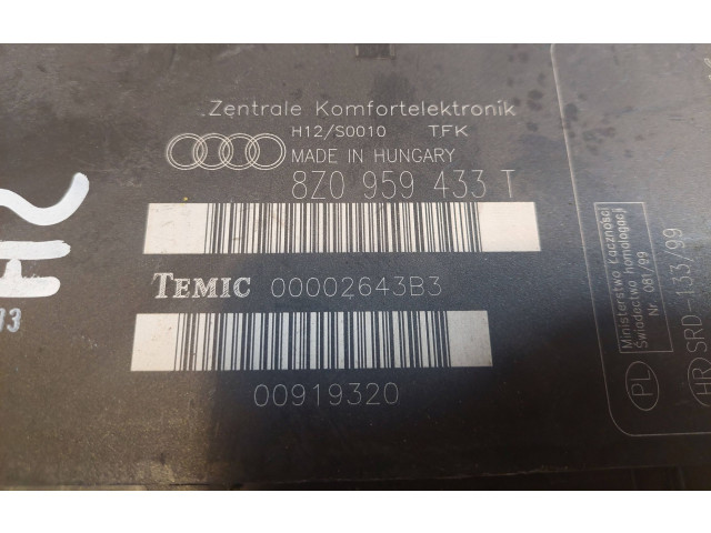 Блок комфорта 8Z0959433T, 00919320 Audi A2