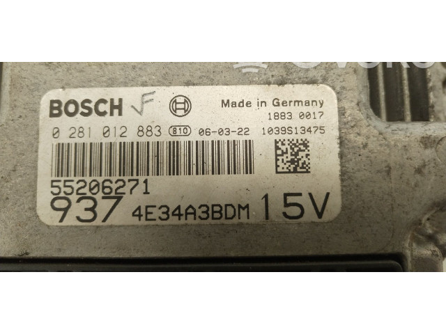 Блок управления двигателя 55206271, 4E34A3BDM   Alfa Romeo GTV