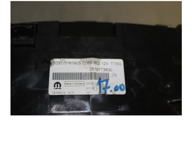 Přístrojová deska Fiat Doblo 2010