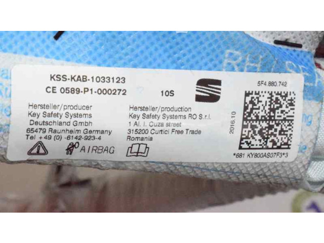 Боковая подушка безопасности 5FA880742J   Seat Leon IV