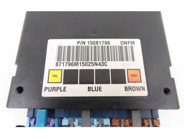 Блок комфорта 15081796, 15081796   Chevrolet Blazer   