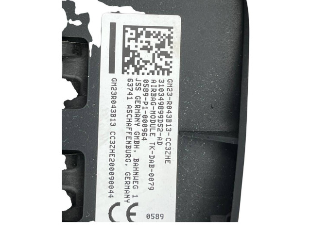 Подушка безопасности водителя GM23R043B13, 0589P1000964   Ford S-MAX