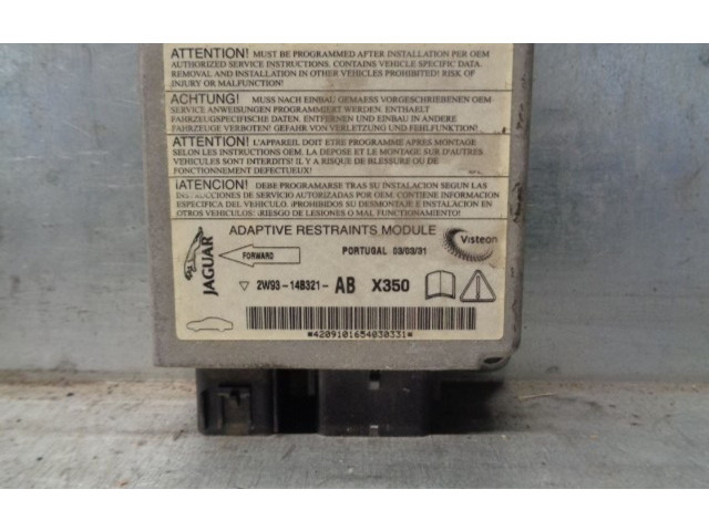 Блок подушек безопасности 2W9314B321AB Jaguar XJ X350