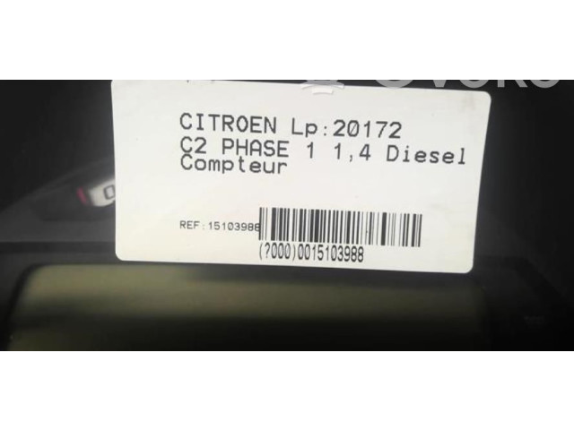 Панель приборов 6105WL   Citroen C2       