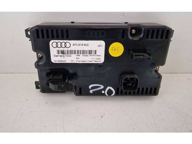 Дисплей 4F0919603, 17112004 Audi A6 S6 C6 4F