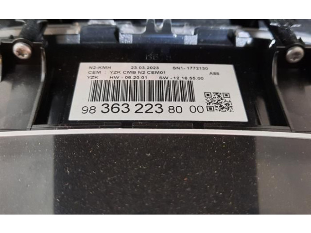 Панель приборов 9836322380 Citroen C3 Aircross