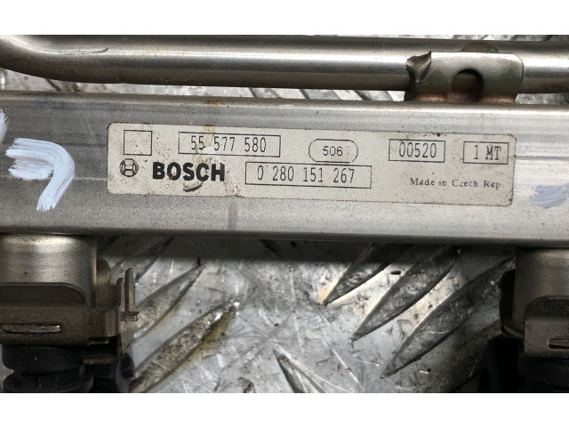 Топливная рампа 55577580, 0280151267   Opel Meriva B  