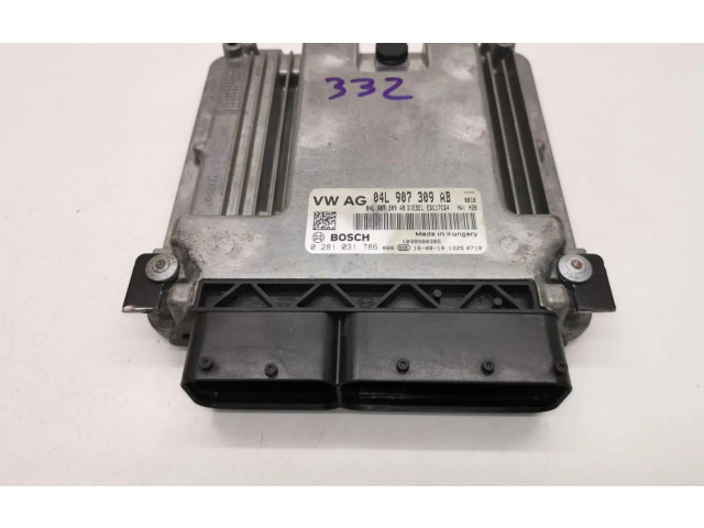 Поршень Блок управления двигателем ECU 04L907309AB Audi Q3 8U