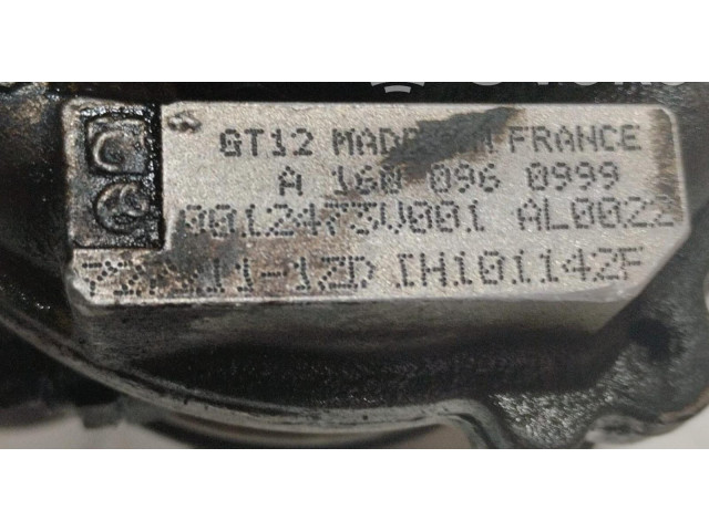 Turbodmychadlo Турбина A1600960999, A1600960999   Smart ForTwo I   