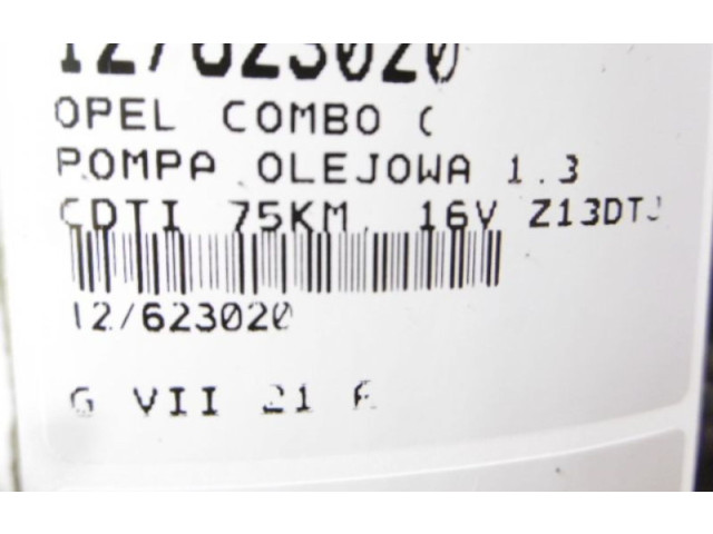 Масляный насос   37004600, 37004600  Opel Combo C 