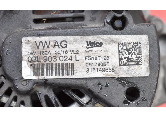 Генератор 03L903024L, 03L903024L Skoda Octavia Mk3 (5E)