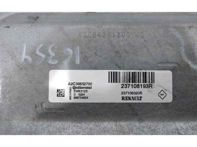 Блок управления двигателя 237108193R Dacia Dokker