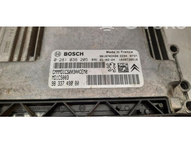 Řídící jednotka 9833749880 Citroen Berlingo 2021