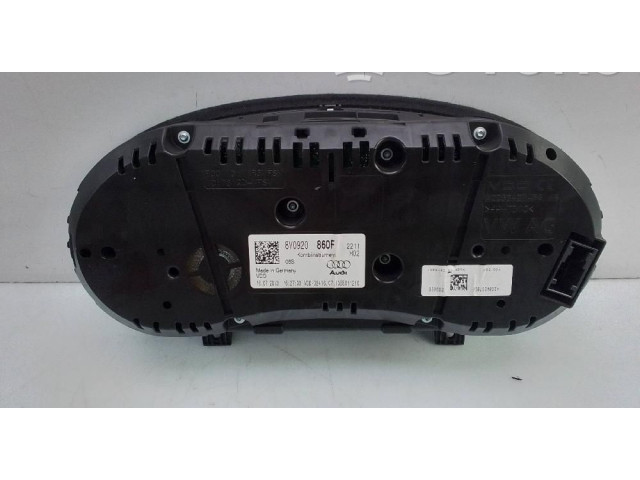 Панель приборов 8v0920860f Audi A3 S3 A3 Sportback 8P
