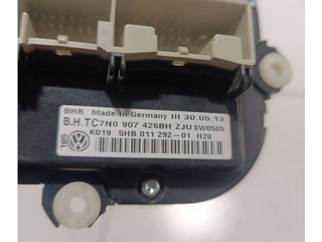 Блок управления климат-контролем 7N0907426BH, 5HB011292 Volkswagen Caddy