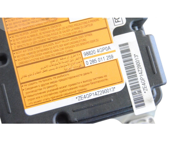 Блок подушек безопасности 988204GP0A, 0285011259   Infiniti Q50