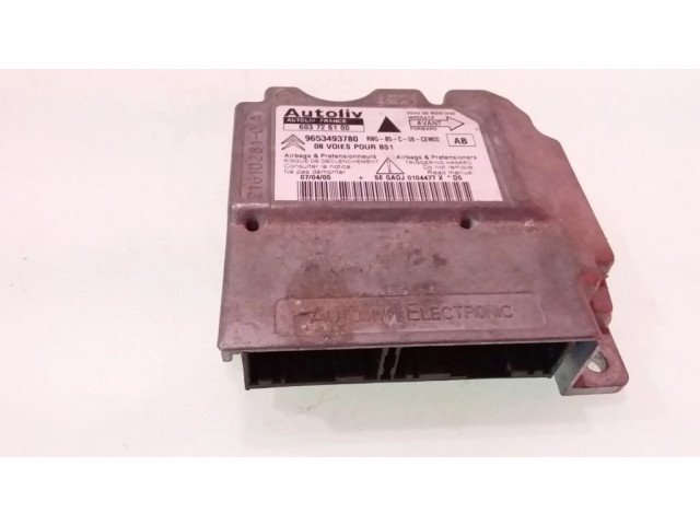 Блок подушек безопасности 603726100, 9653493780   Citroen C4 I