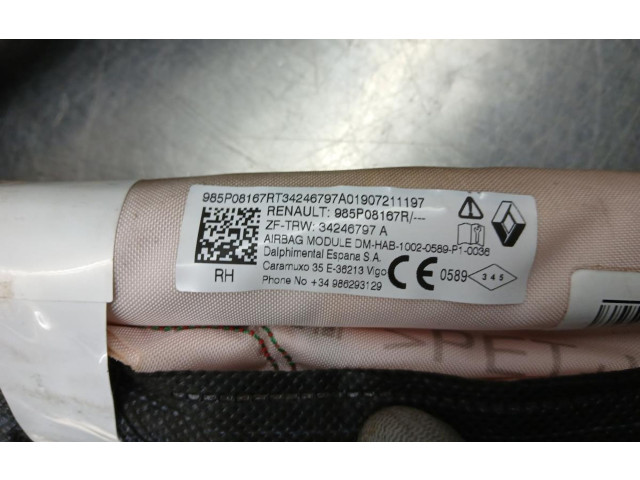 Боковая подушка безопасности 985P08167R, 34246797A   Dacia Duster II