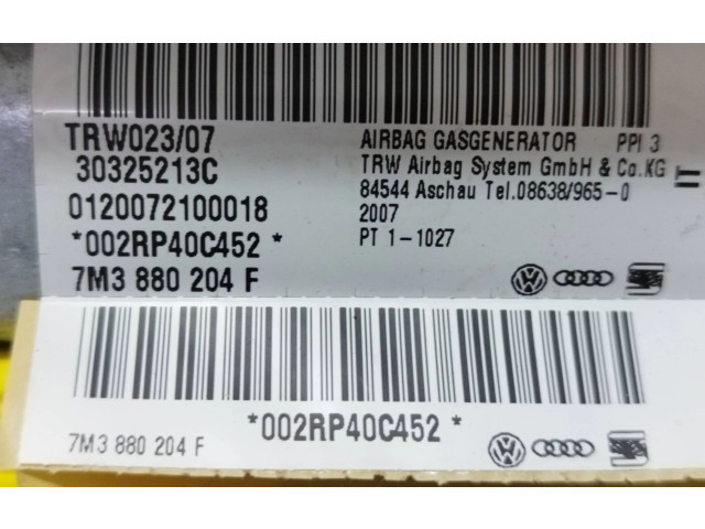 Подушка безопасности пассажира 7M3880204F, 30325213C Seat Alhambra (Mk1)