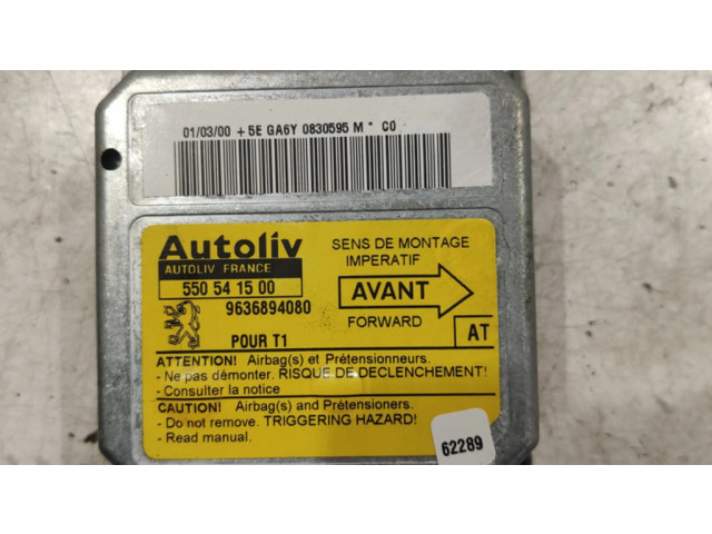 Блок подушек безопасности 9636894080, 550541500 Peugeot 206