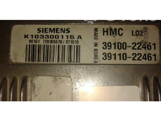 Řídící jednotka 3910022461 Hyundai Accent