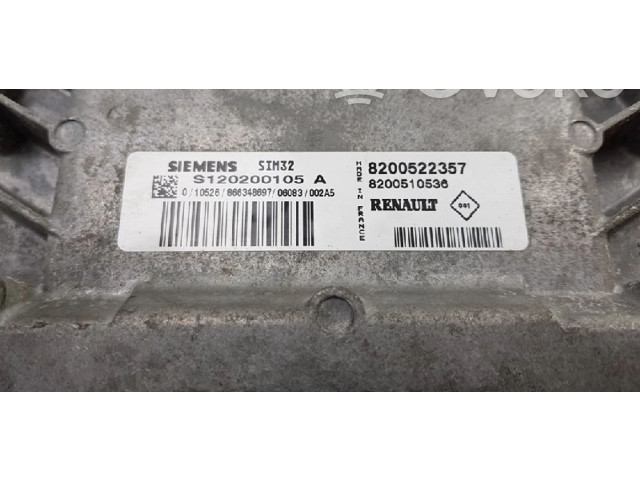 Блок управления климат-контролем 8200522357, 8200522357   Renault Clio III