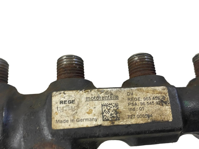 Vstřikovací lišta 9654590, 727006584   Citroen Berlingo  pro naftový motor 1.6  