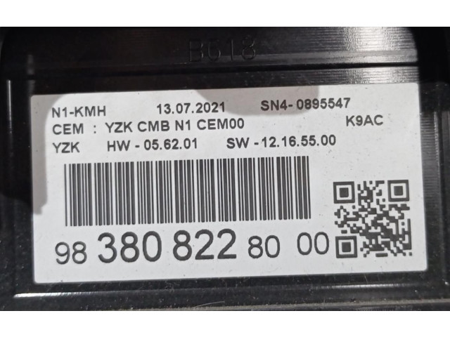 Přístrojová deska  Citroen Berlingo 2021 9838082280  