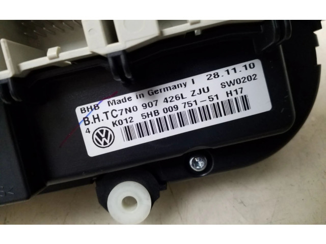 Модуль блока управления кондиционером 7N0907426L Volkswagen Caddy