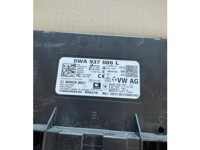 Блок комфорта 5WA937086L   Skoda Octavia Mk4   