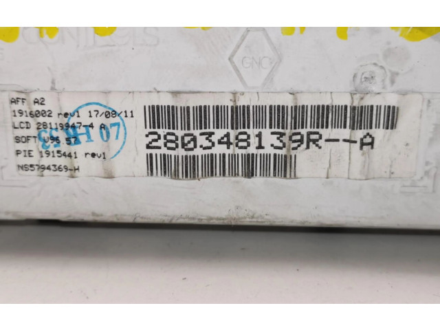 Дисплей    280348139R   Renault Clio III