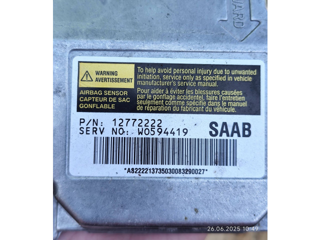 Блок подушек безопасности 12772222, W0594419 Saab 9-5