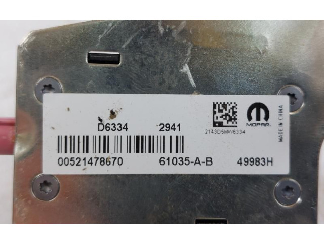 Блок управления двигателя 00521478670, 00521478670 Jeep Renegade