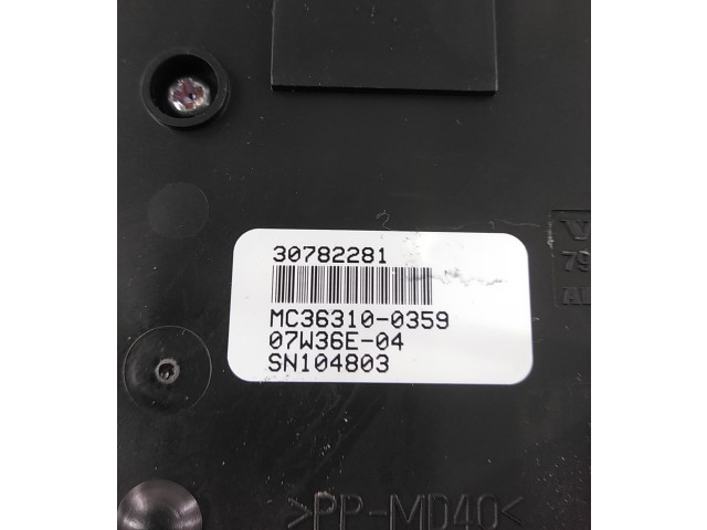 Блок управления кондиционера воздуха / климата/ печки (в салоне) 30782281, 30782281 Volvo V70