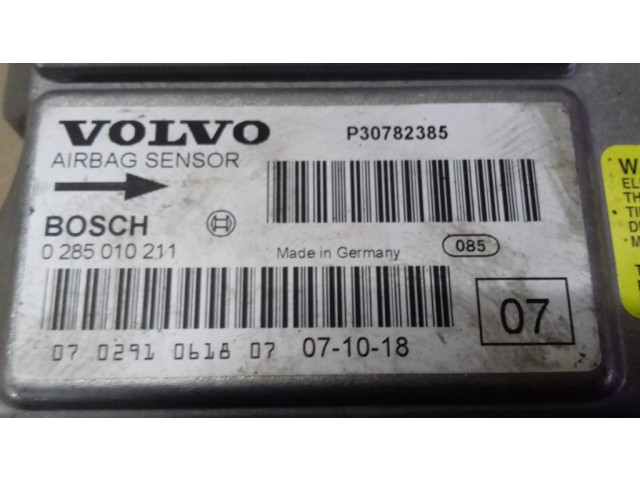 Блок подушек безопасности 0285010211, P30782385   Volvo S60