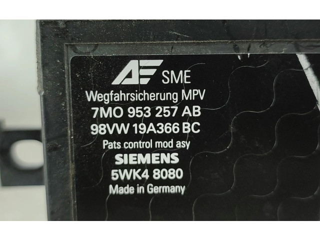 Блок управления двигателя 7M0953257AB, 98VW19A366BC Ford Galaxy