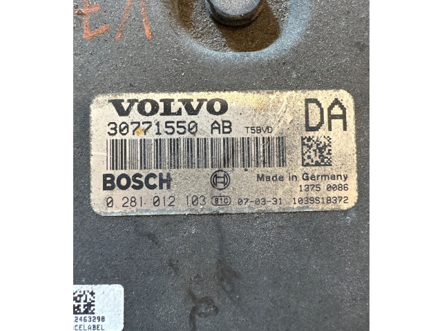 Блок управления двигателя 30771550AB, 1039S18372   Volvo V70