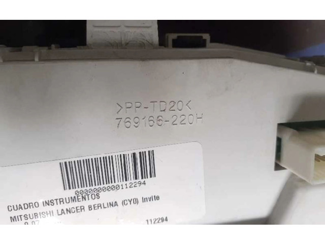 Панель приборов 8100A117, 769166220H Mitsubishi Lancer X