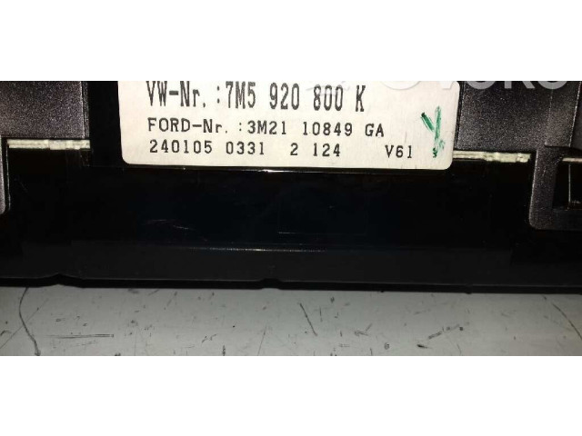 Панель приборов 7M5920800K, 3M2110849GA Ford Galaxy