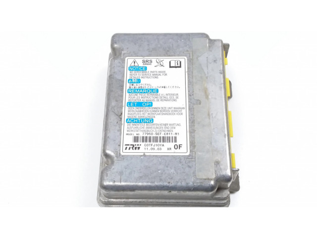 Блок подушек безопасности 77960SEFE811M1, 77960SEFE811 Honda Accord