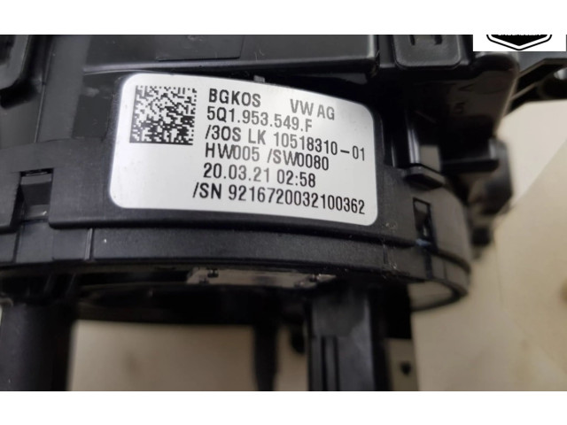 Подрулевой шлейф SRS 5Q1953549F, 5Q1953549F Volkswagen Golf VIII