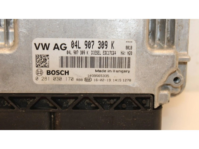 Блок управления двигателя 04L907309K, 04L907309K Volkswagen Caddy